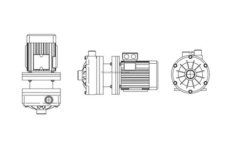 centrifugal pump 2d drawing|centrifugal pump cad block download.